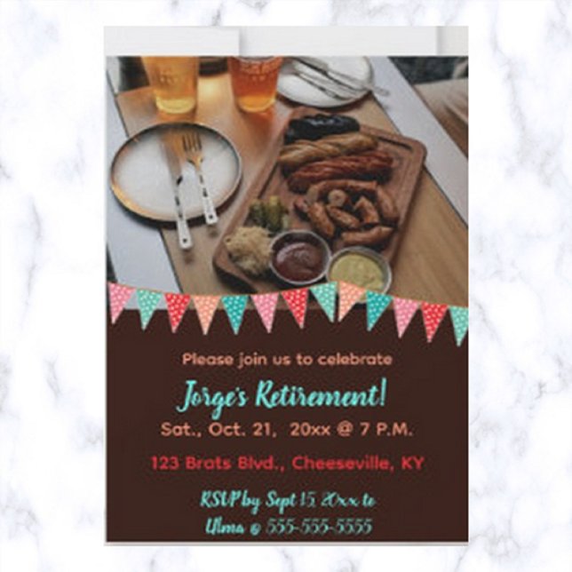 Editable Snacks and Drinks Party Invitation (Creator Uploaded)