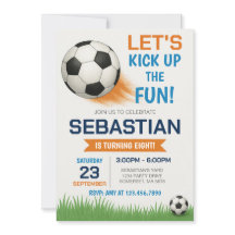 Editable Soccer Birthday