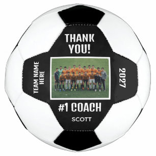 Editable Soccer Coach Appreciation Team Design Football