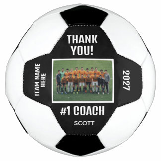 Editable Soccer Coach Appreciation Team Design Football