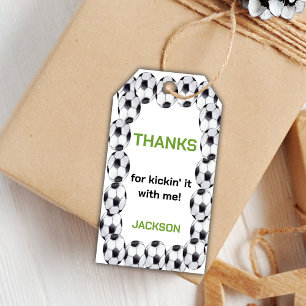 Editable Sports Party Favour Tags for Boys