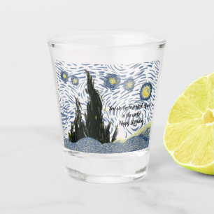 Editable Starry Night Glass