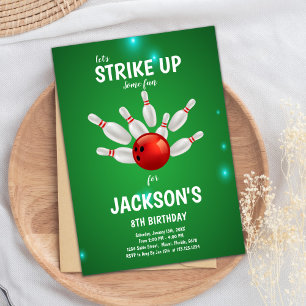 Editable Strike Party Invite for Kids