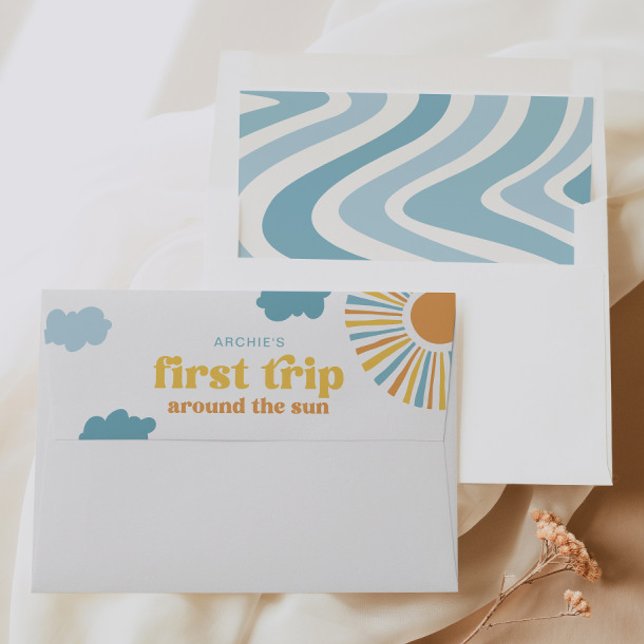 Editable Sun First Birthday Envelope (Creator Uploaded)