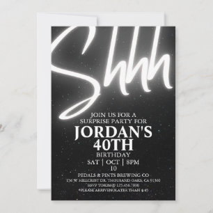 Editable, Surprise Party, Surprise Birthday invita Invitation