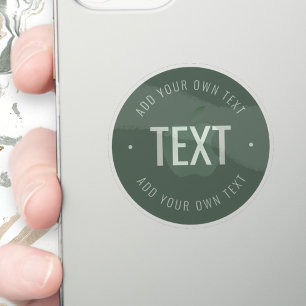 Editable Text & Colours Transparent