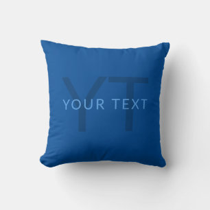 Editable Text Template for Monogrammed Name Etc. Cushion