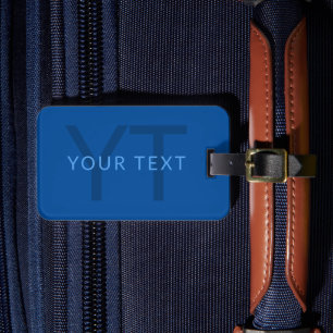 Editable Text Template for Monogrammed Name Etc. Luggage Tag