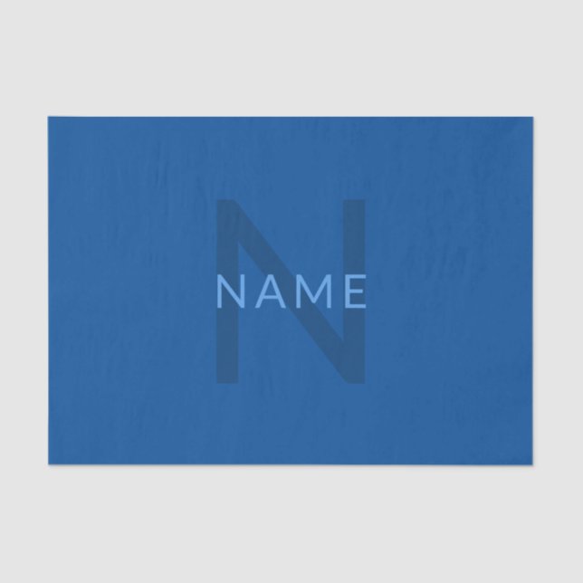 Editable Text Template for Monogrammed Name Etc. Tissue Paper (Front)