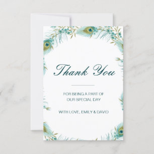 Editable Thank You Card, Custom Wedding Card