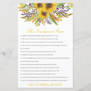 Editable The Newlywed Game, Who Knows Couple
