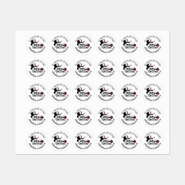 Editable Til Death Do Us Part Wedding (Sheet)