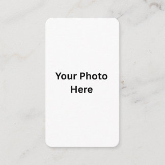 Editable Vertical Greeting or Enclosure Card