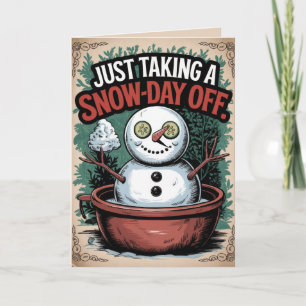 EDITABLE Vintage Funny Christmas Card