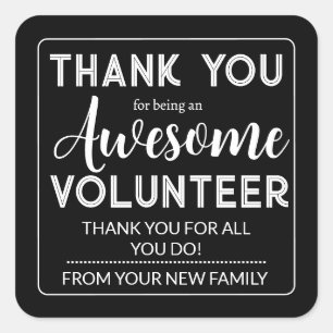 Editable Volunteer Appreciation Gift Tag