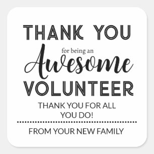 Editable Volunteer Appreciation Gift Tag