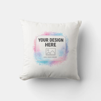 Editable Watercolor Design Template – Your Design Cushion