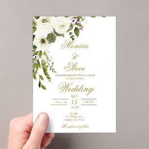 Editable wedding invitation template