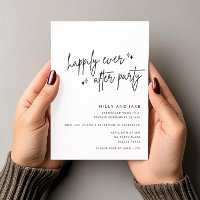 Editable Wedding Reception Party Invitation, Happi