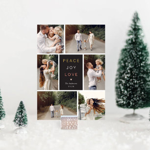 Editable Wishes Editable Colour Holiday Photo Card