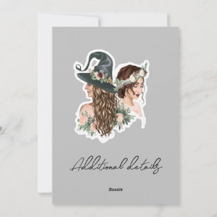 Editable Witchy Bridal Party Proposal Card