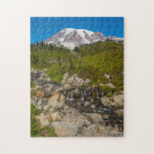 Edith Creek Mount Rainier Vertical Jigsaw Puzzle