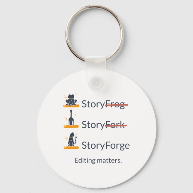 Editing S. Sticker  Key Ring (Front)