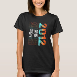 Edition Vintage Retro Birth Year 2012 T-Shirt