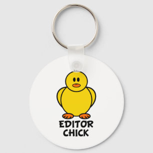 Editor Chick Key Ring