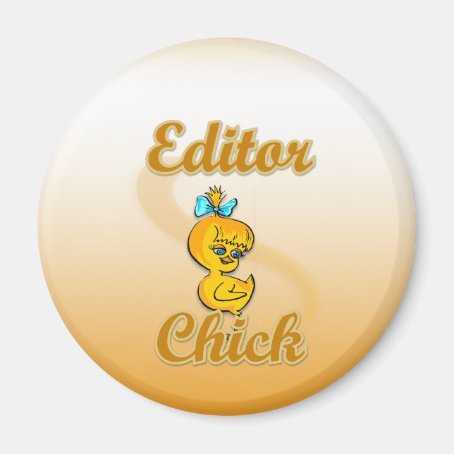 Editor Chick Magnet (Front)