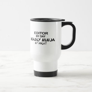 Editor Deadly Ninja by Night Travel Mug