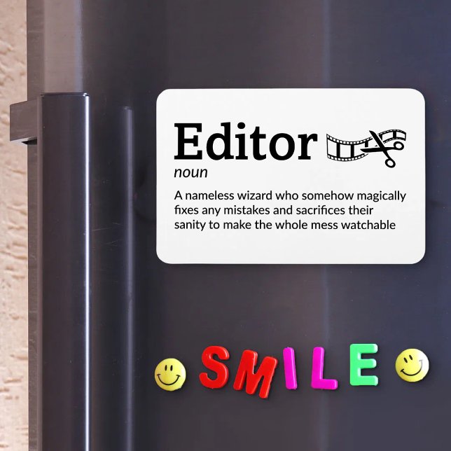 Editor Definition - Set Life 4" x 6" Flex Magnet (Creator Uploaded)