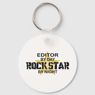 Editor Rock Star by Night Key Ring