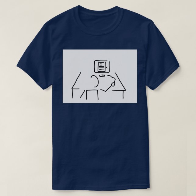 editor technical author script writer T-Shirt (Design Front)