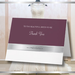 Editorial Mulberry Bridal Boutique Thank You Cards