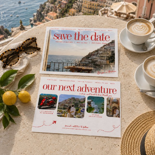 Editorial Travel Inspired Wedding Save The Date (Creator Uploaded)