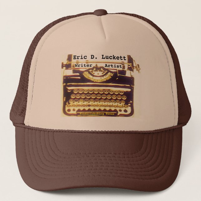EDL Typewriter Hat EDL062015001 (Front)