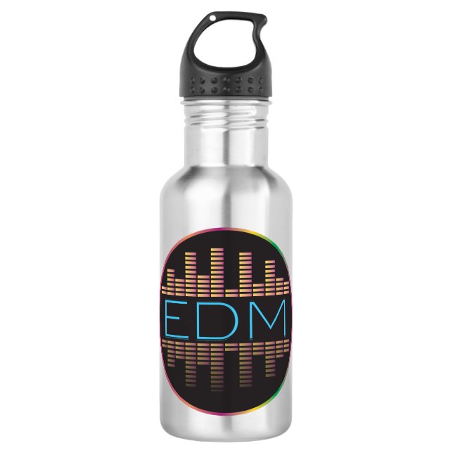 EDM Equalizer Water Bottle (Front)