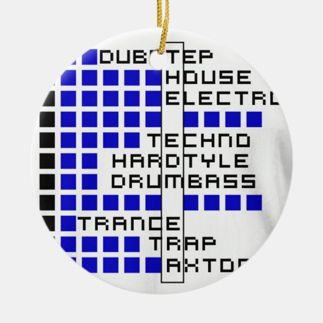 EDM Era Ceramic Tree Decoration (Front)