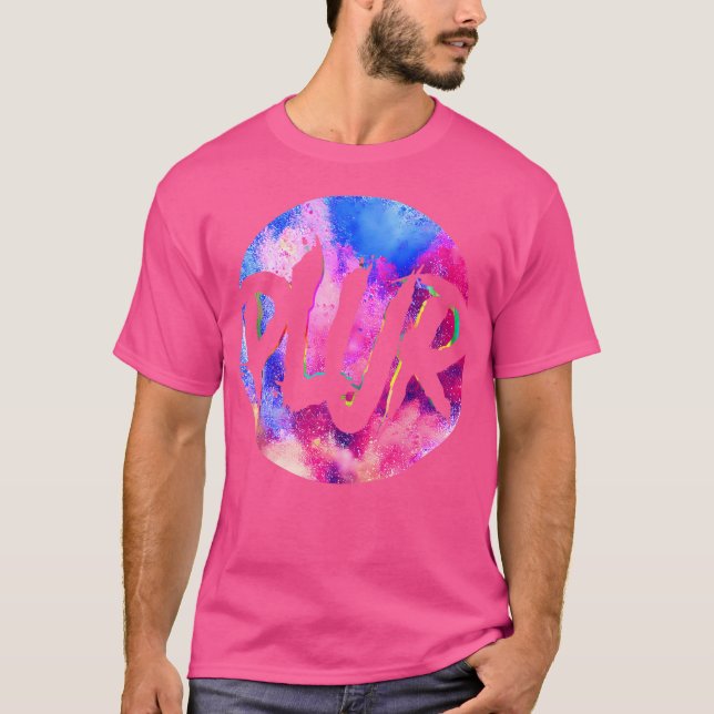 Edm Plur Kandi Kid Techno Hardstyle Dubstep T-Shirt (Front)