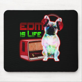 EDM Pug Mouse Mat