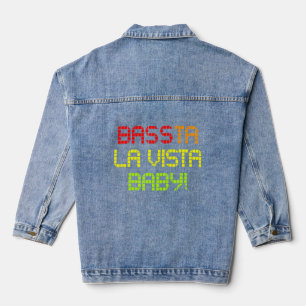 Edm Rave Hardstyle Dubstep Dj Techno Bassta La Vis Denim Jacket