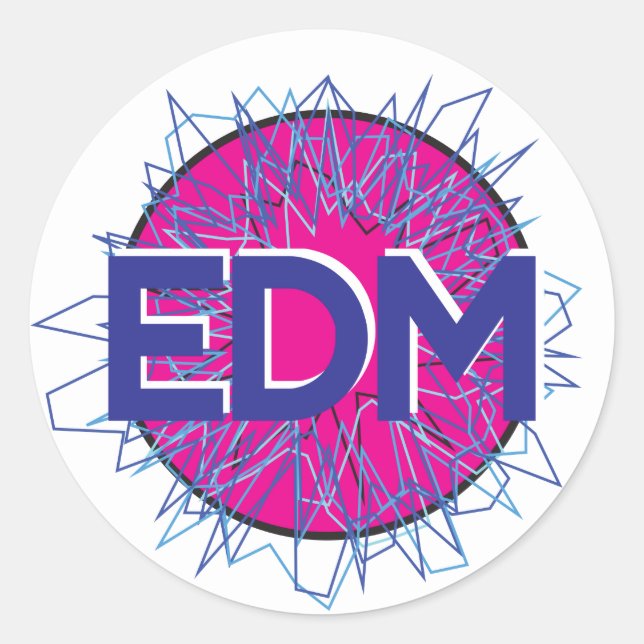 EDM Rave Stickers (Front)