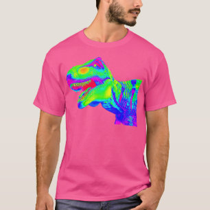 Edm T Rex Tyrannosaurus Rex Rainbow Rave Dinosaur T-Shirt