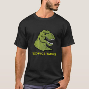 EDM T Rex Tyrannosaurus Rex Rave Techno Dinosaur T-Shirt