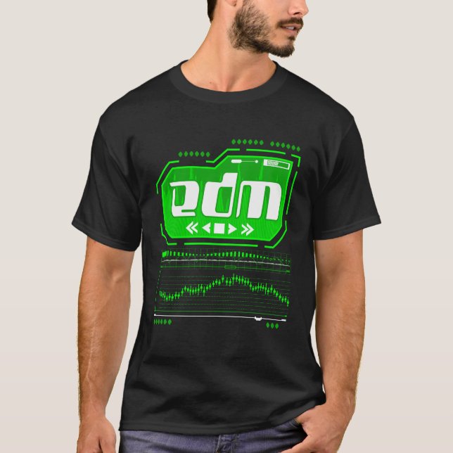 EDM Trance Electronic Dance Music Rave T-Shirt (Front)