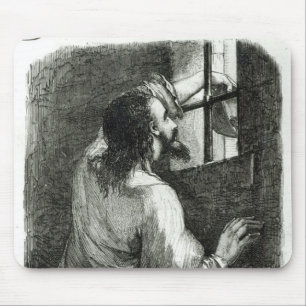 Edmond Dantes imprisoned in the Chateau d'If Mouse Mat