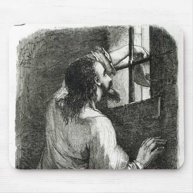Edmond Dantes imprisoned in the Chateau d'If Mouse Mat (Front)