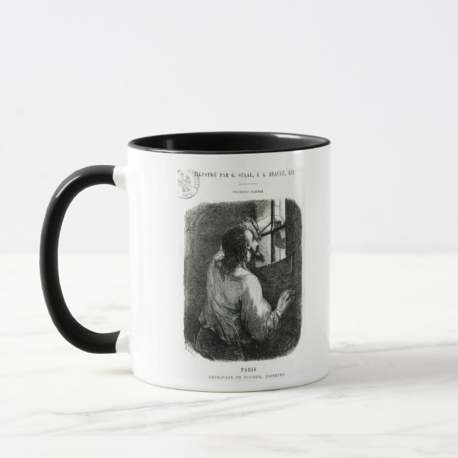 Edmond Dantes imprisoned in the Chateau d'If Mug (Left)