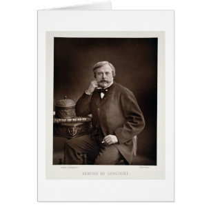 Edmond de Goncourt (1822-96) from 'Galerie Contemp